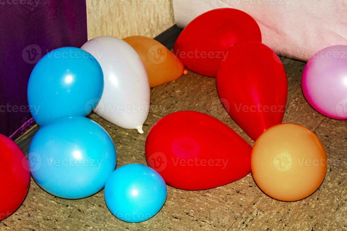 Colourful balloons for and at parties in Germany. photo