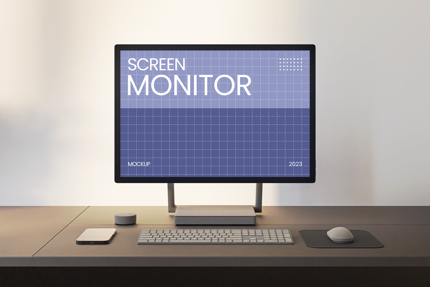 Monitor Screen Mockup psd