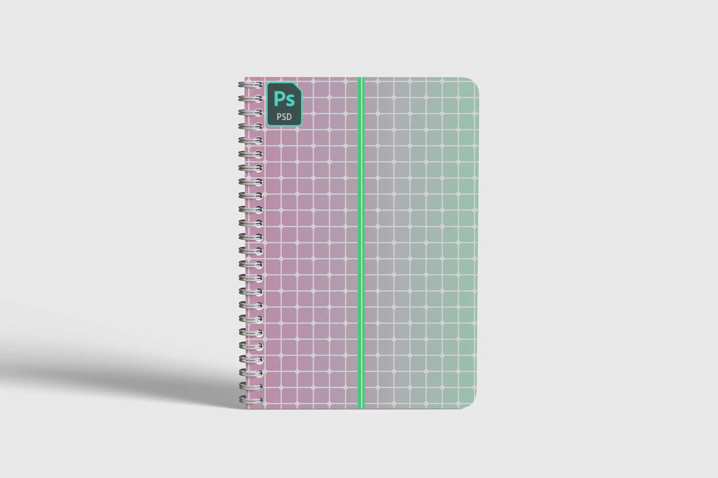 Cover book mockup or notebook mockup PSD files