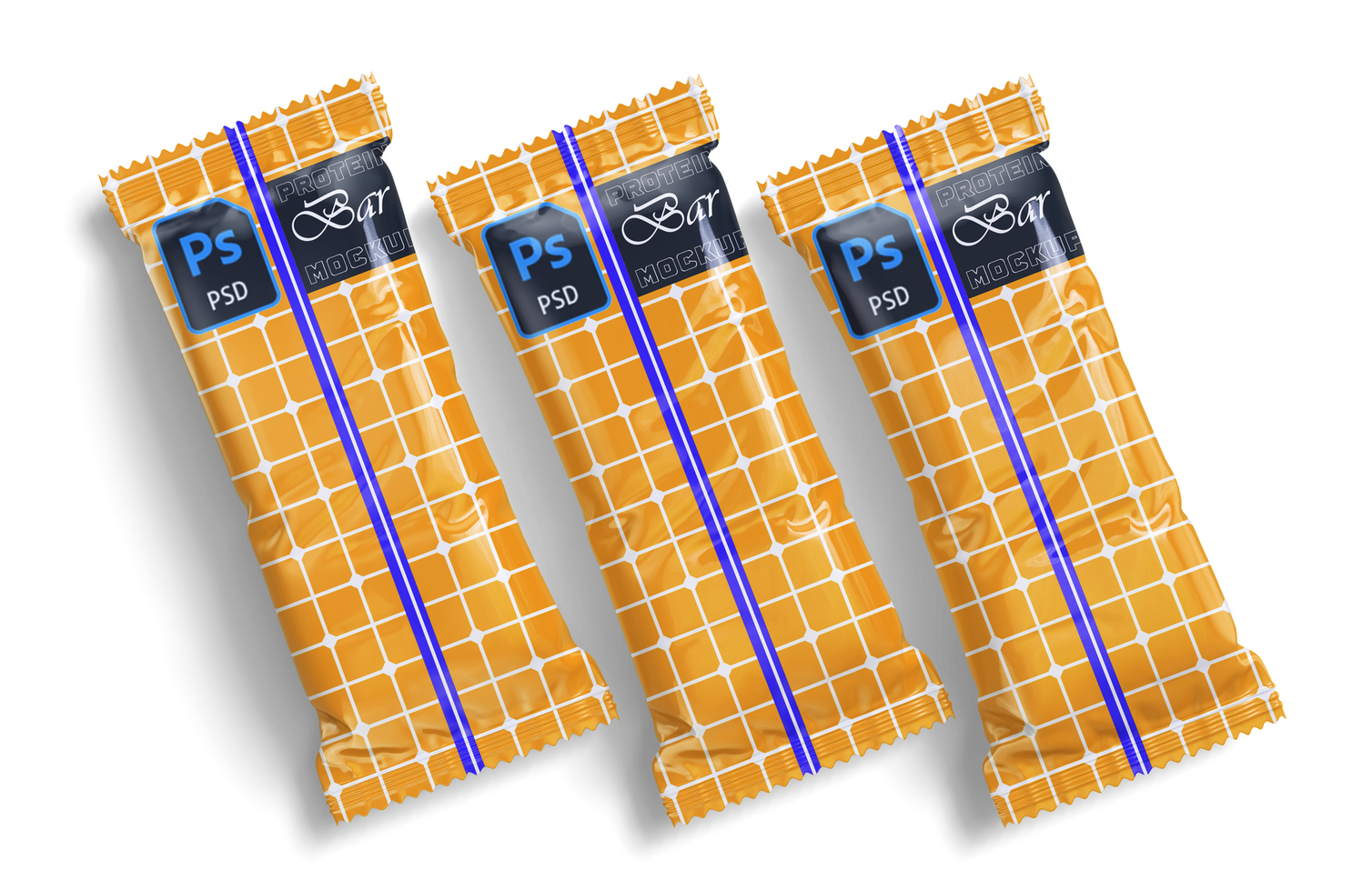 Protein bar mockup realistic render PSD files
