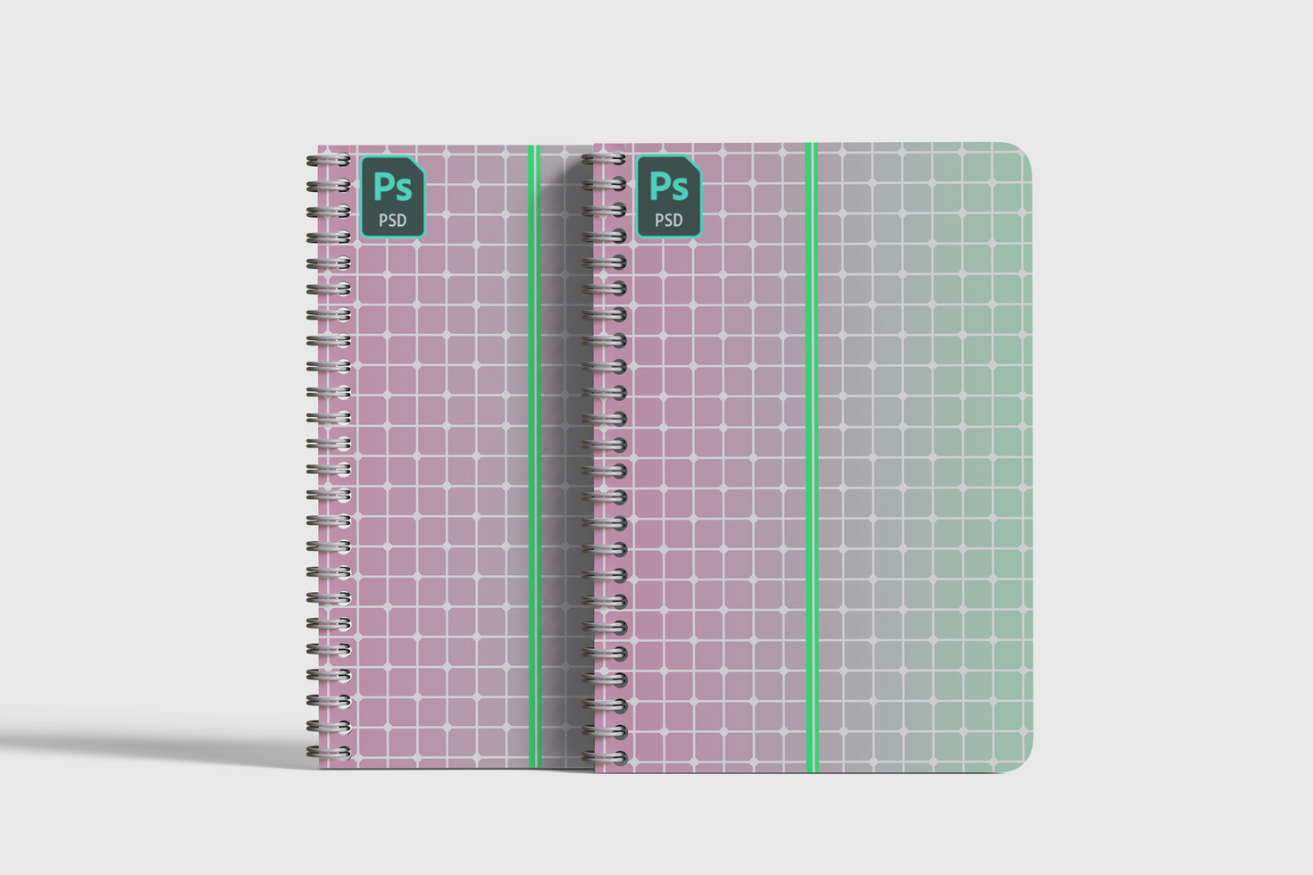 Cover book mockup or notebook mockup PSD files