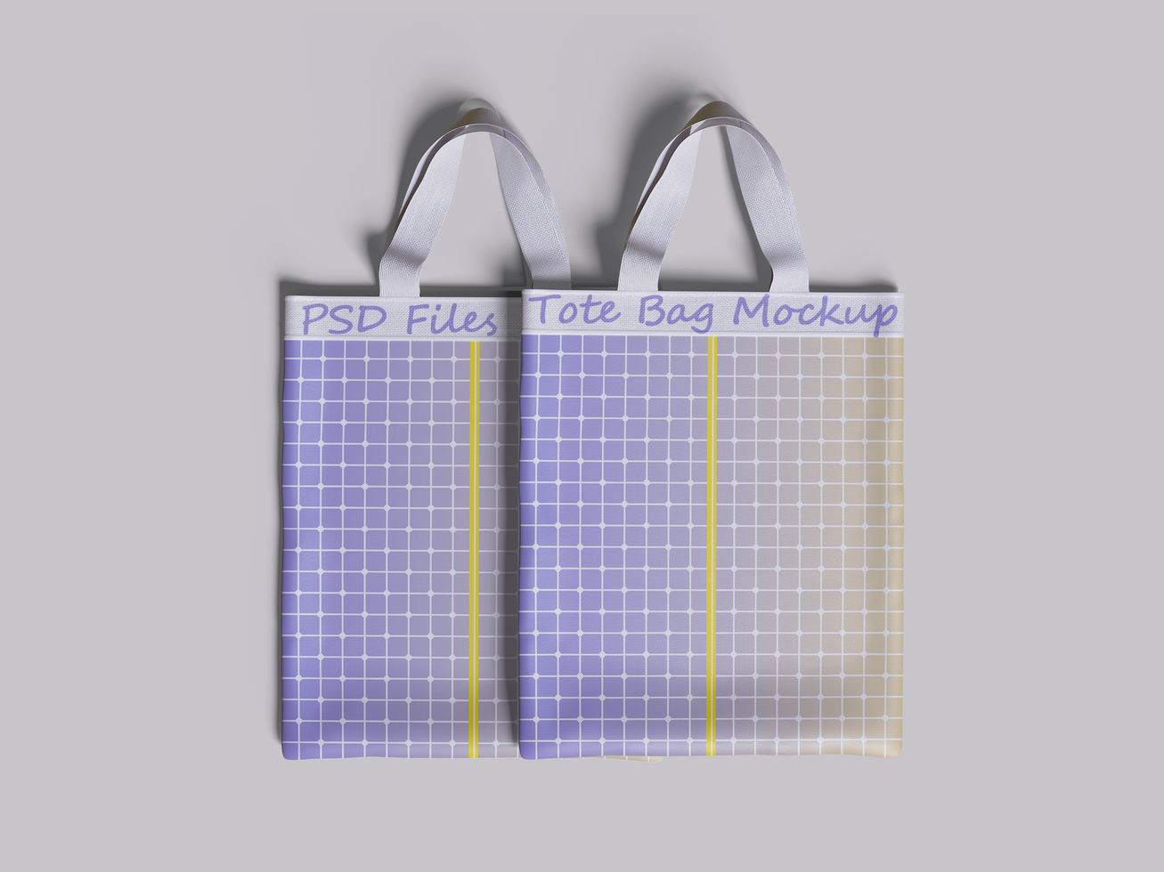 Tote bag mockup full editable psd file