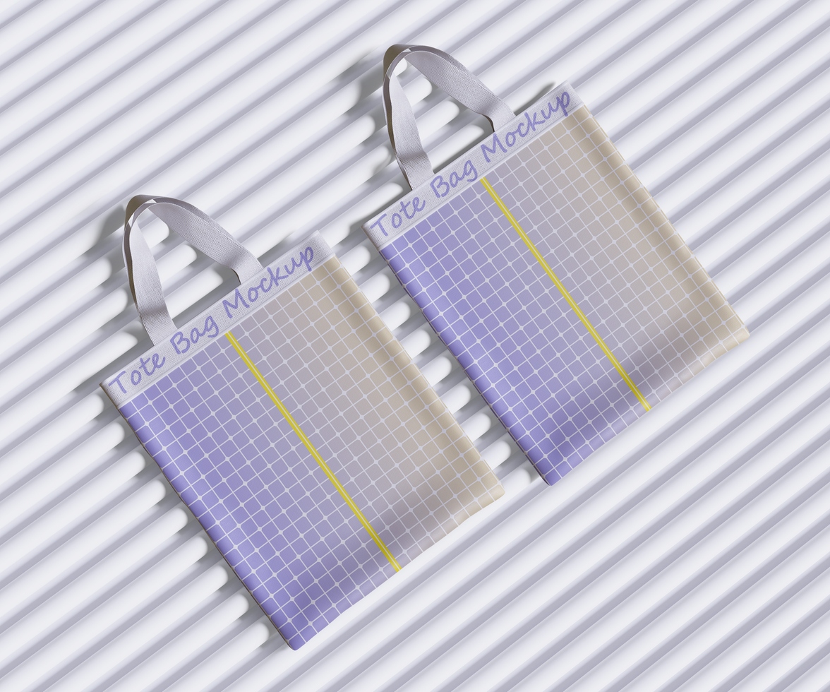 Tote bag mockup full editable psd file