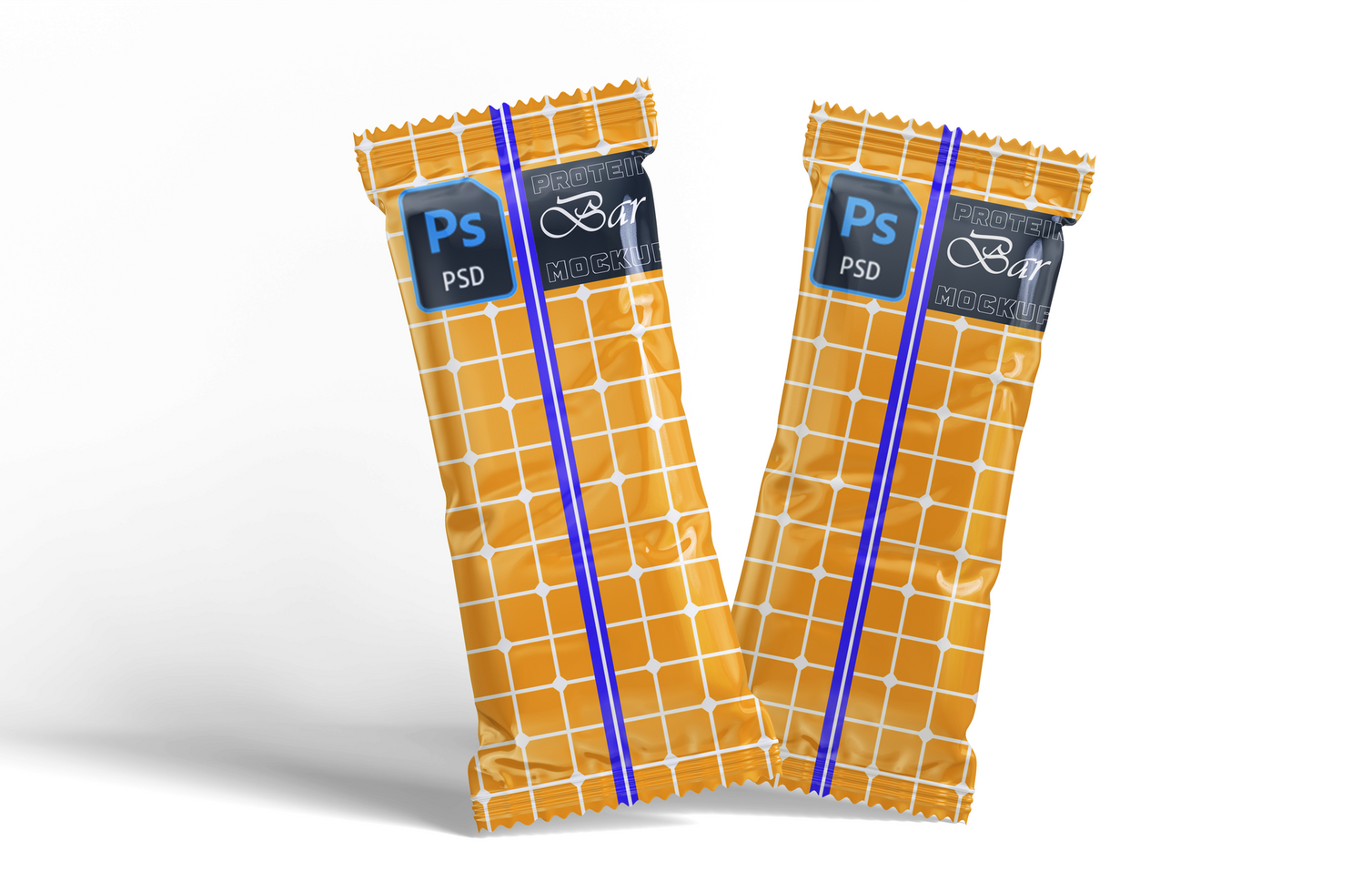Protein bar mockup realistic render PSD files