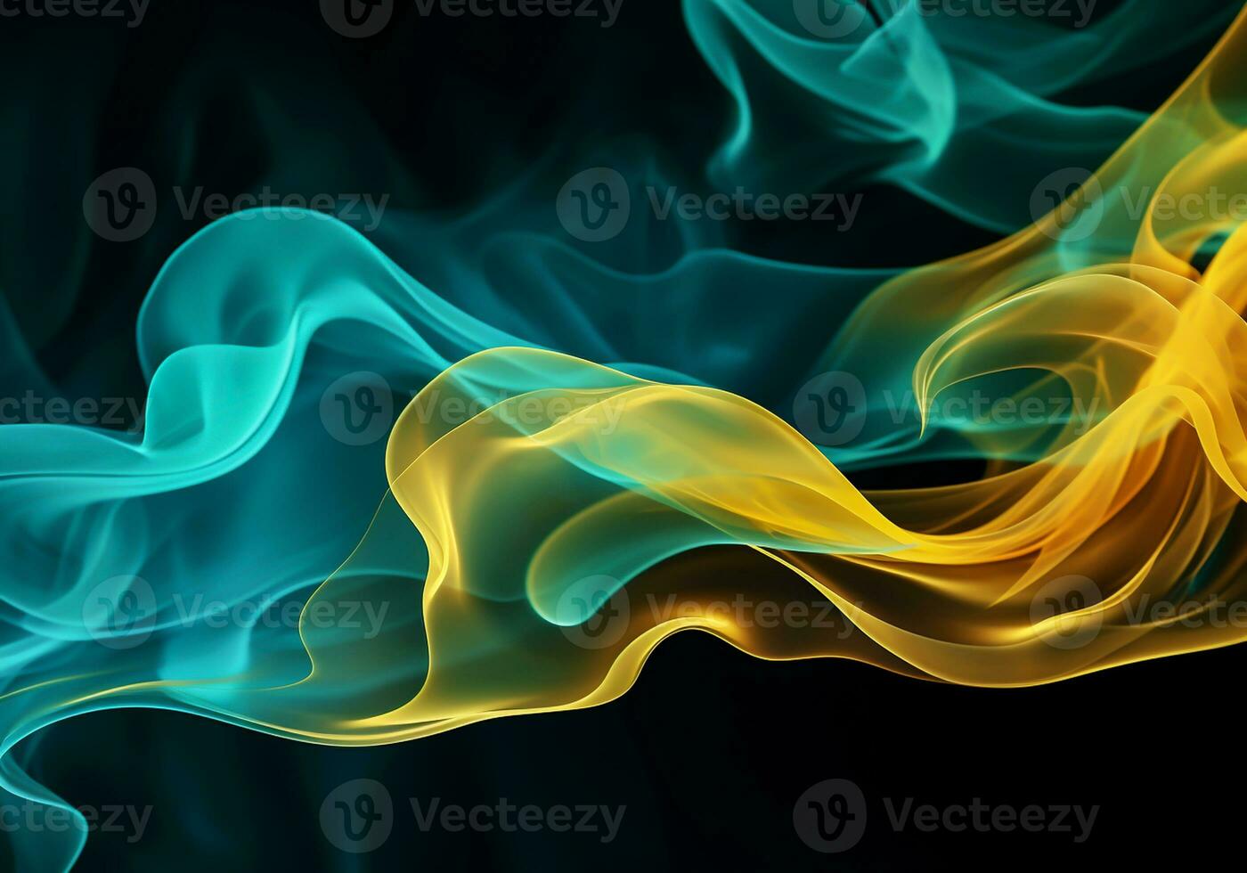 Abstract dynamic smoke background. Design concept. Generative AI photo
