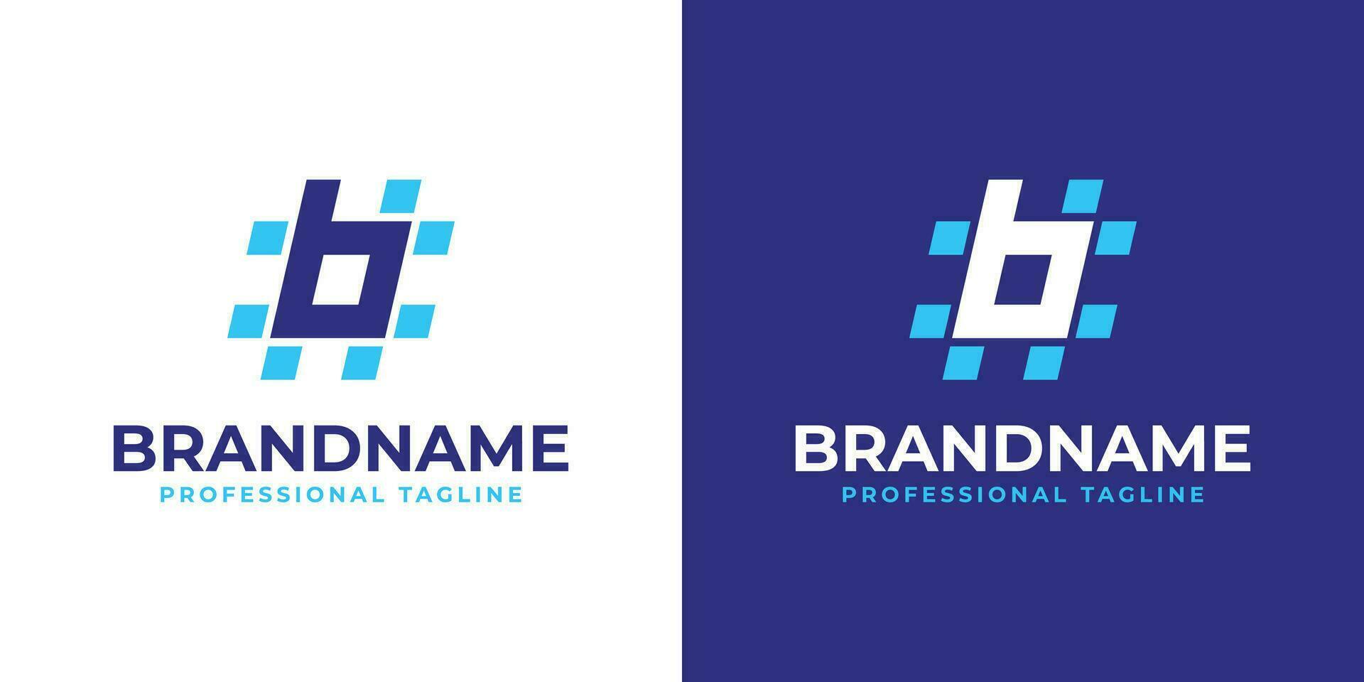 Letter B Hashtag Logo, suitable for any business with B initial. vector
