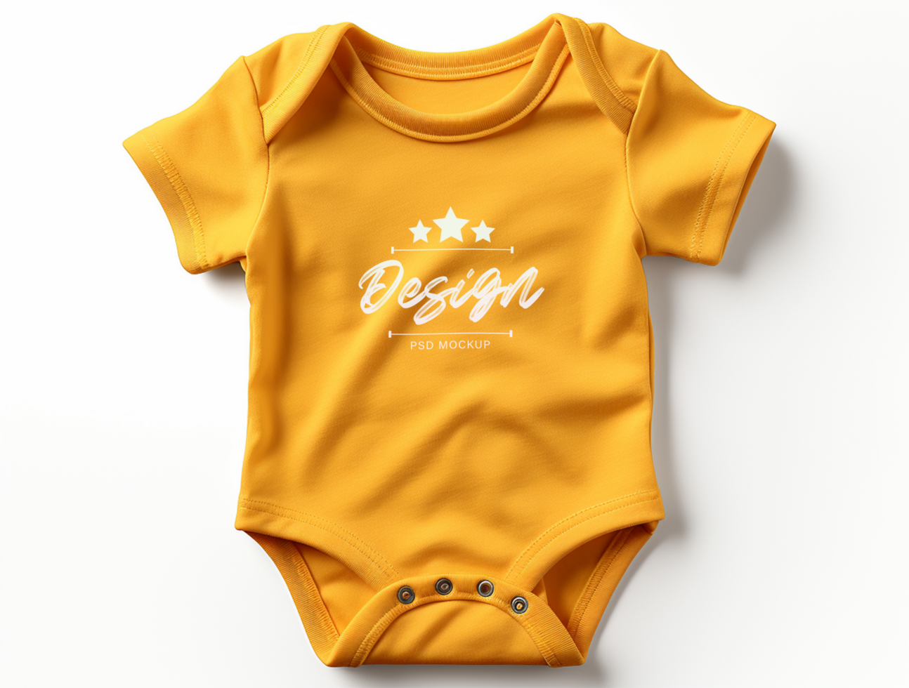 baby bodysuit mockup psd ai gegenereerd