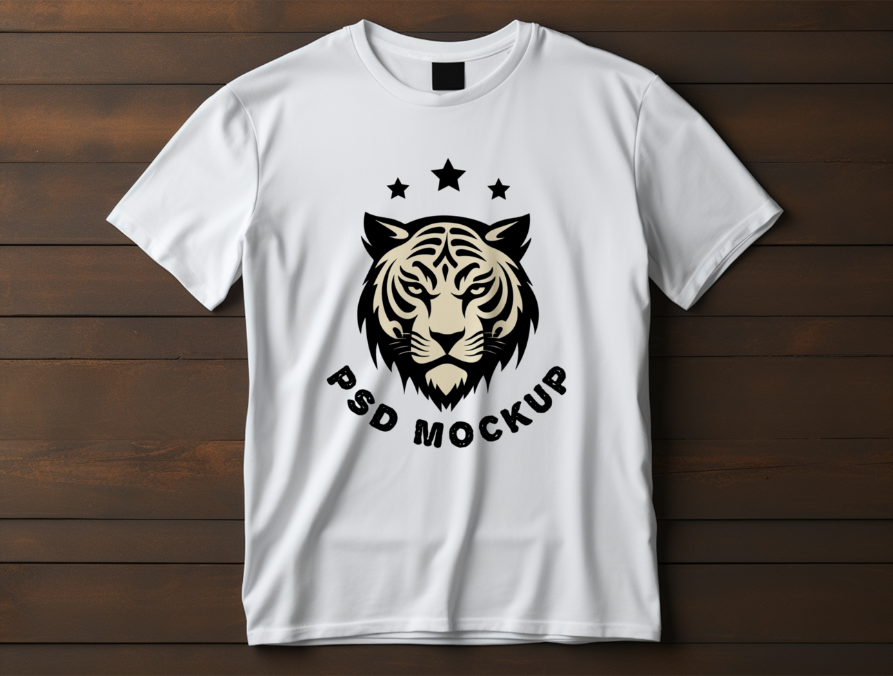Editable tshirt mockup PSD template ai generated