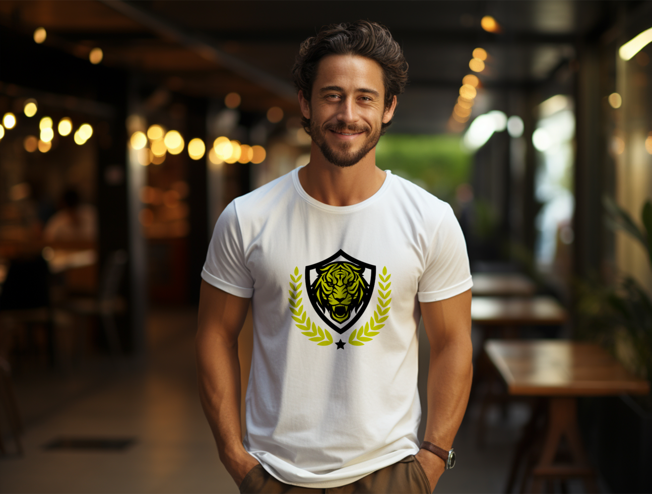 Editable cloth mockup PSD template ai generated