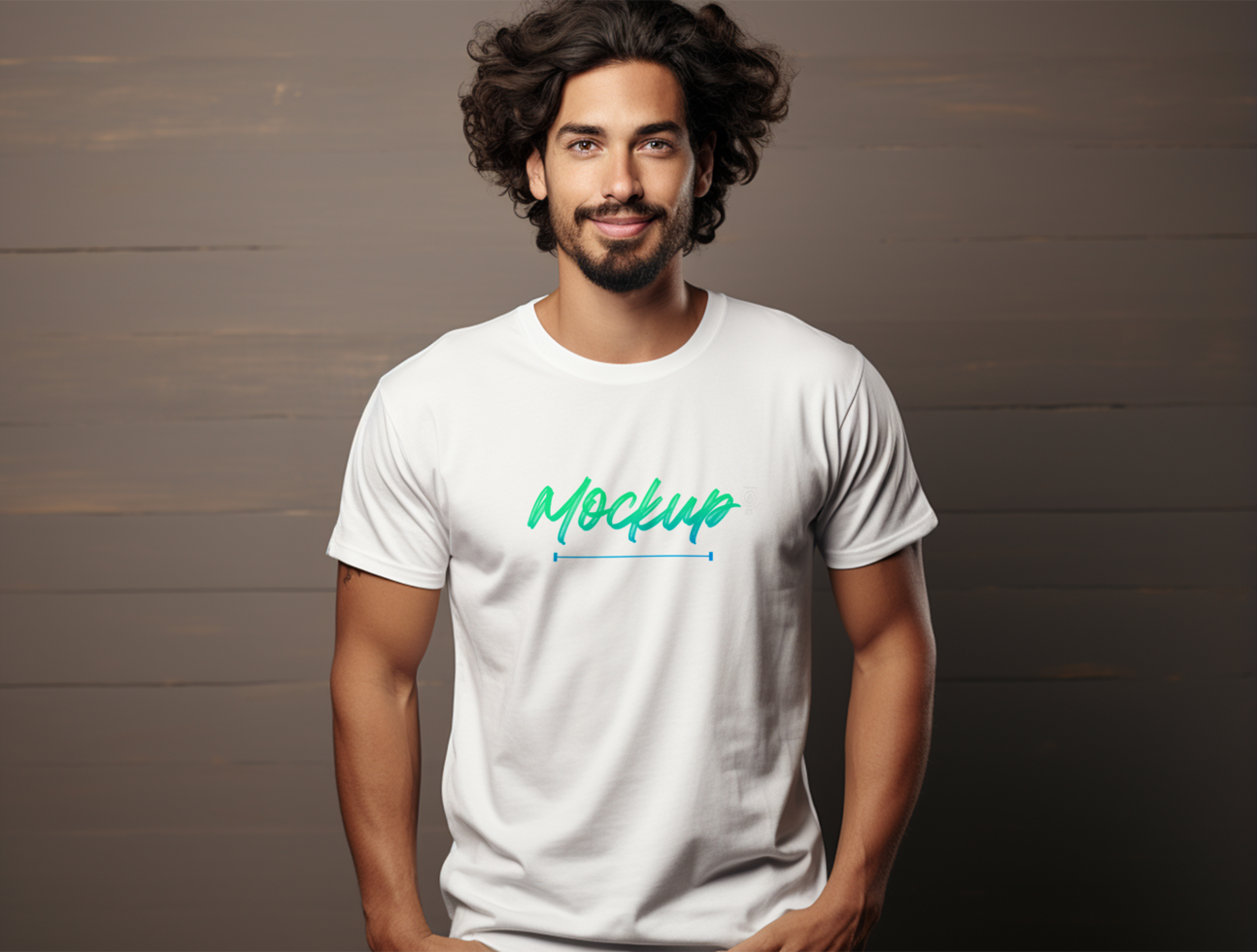Editable cloth mockup PSD template ai generated