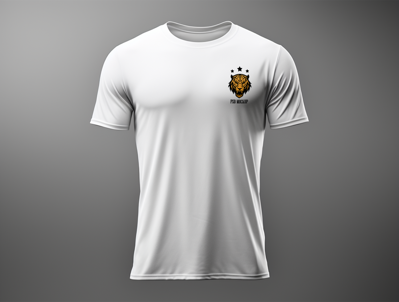 Professional T-shirt mockup design ai generated psd