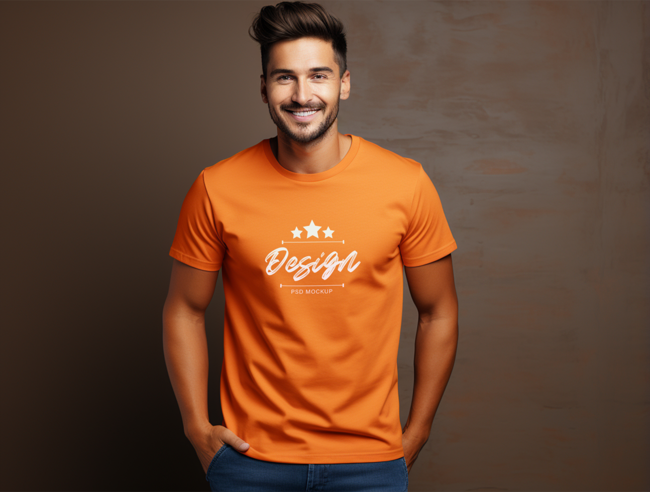 Editable cloth mockup PSD template ai generated