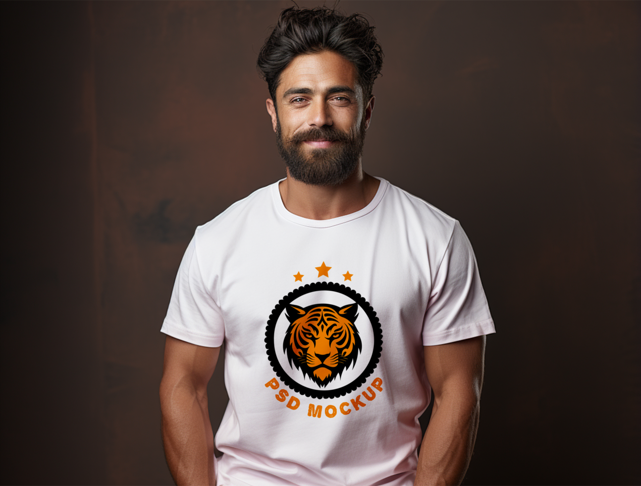 Editable cloth mockup PSD template ai generated