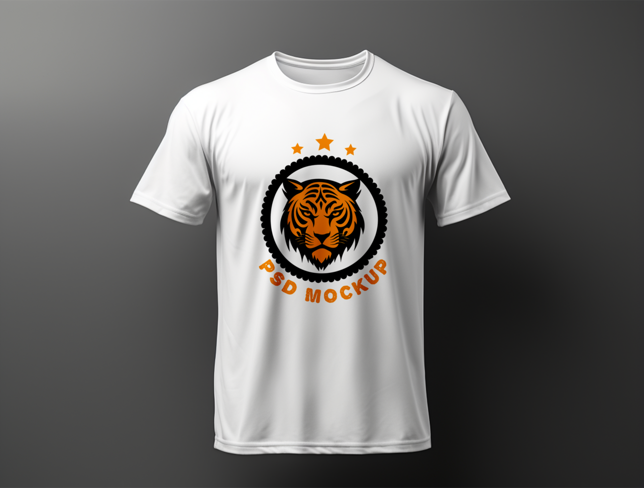 Professional T-shirt mockup design ai generated psd