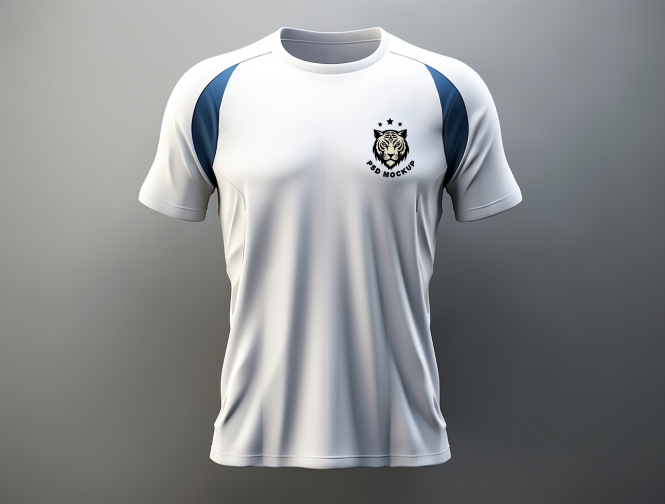 T-shirt mockup design ai generated psd