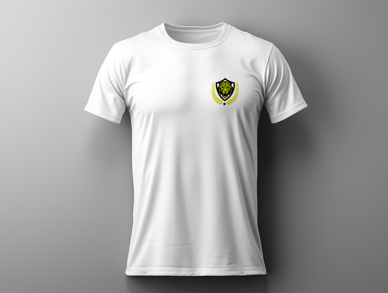 T-shirt mockup design ai generated psd