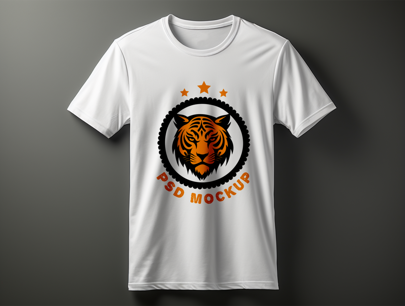 T-shirt mockup design ai generated psd