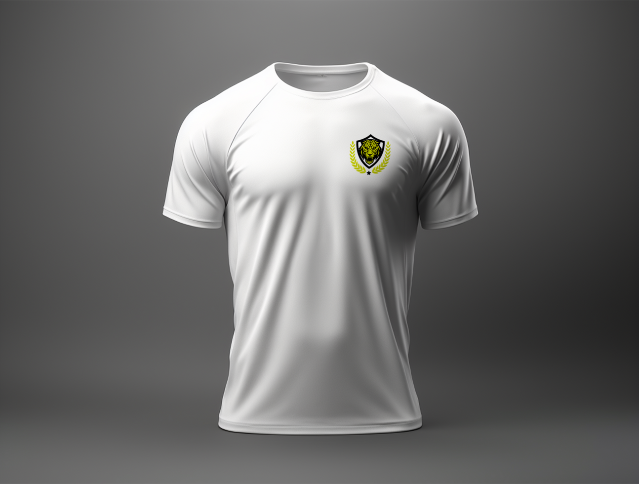 Professional tshirt mockup PSD template ai generated