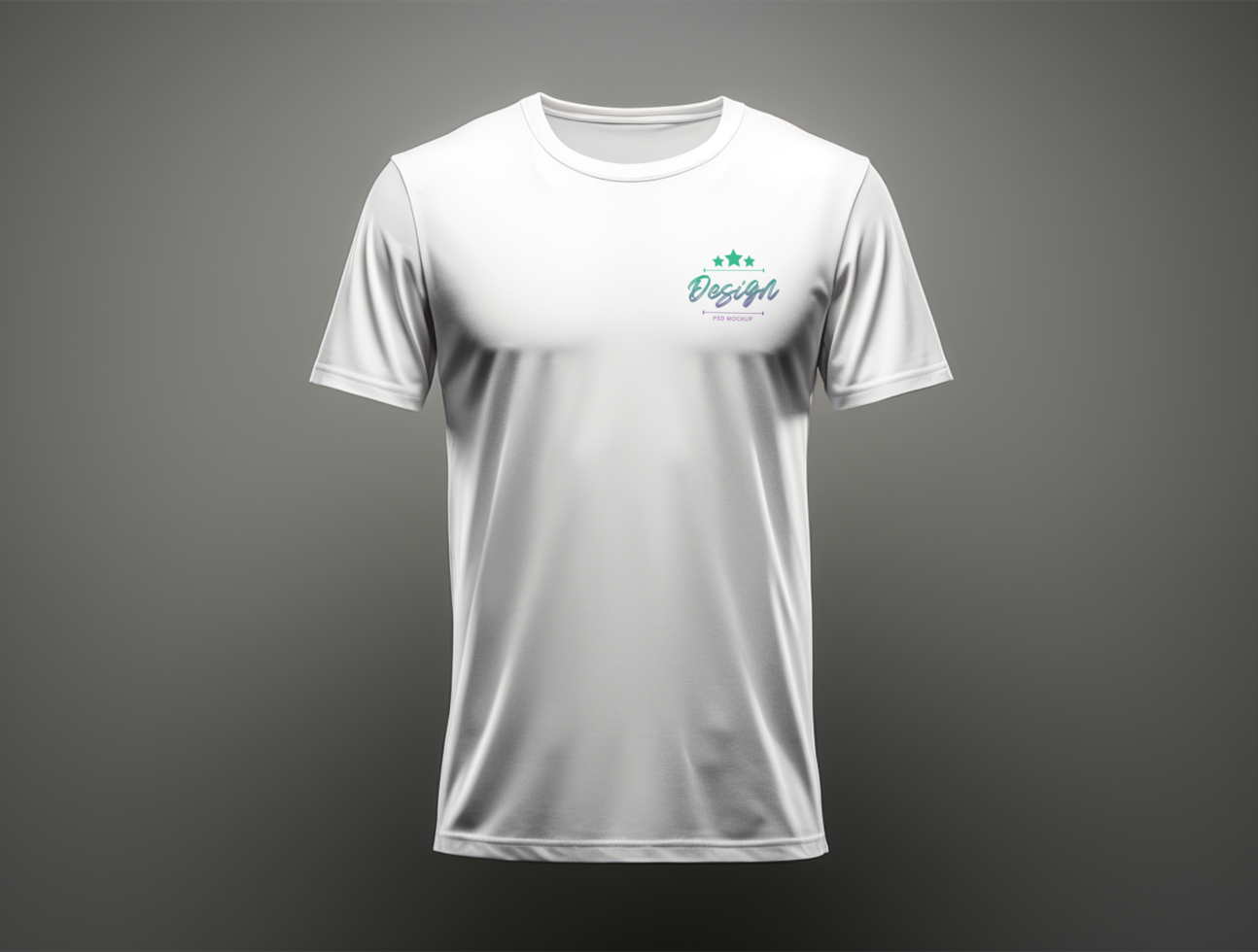 Professional tshirt mockup PSD template ai generated