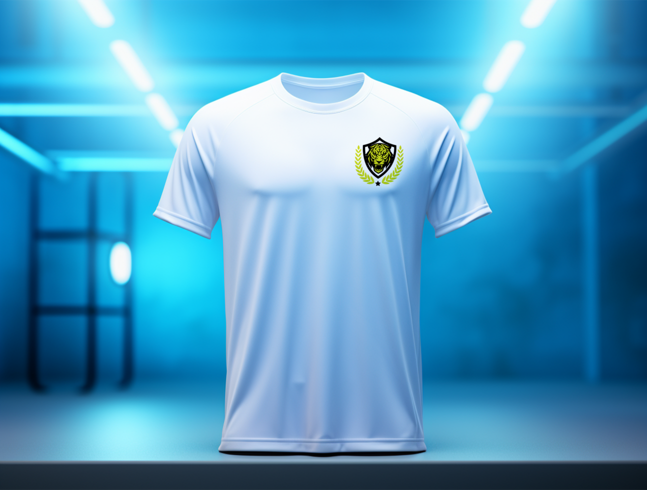 Professional tshirt mockup PSD template ai generated