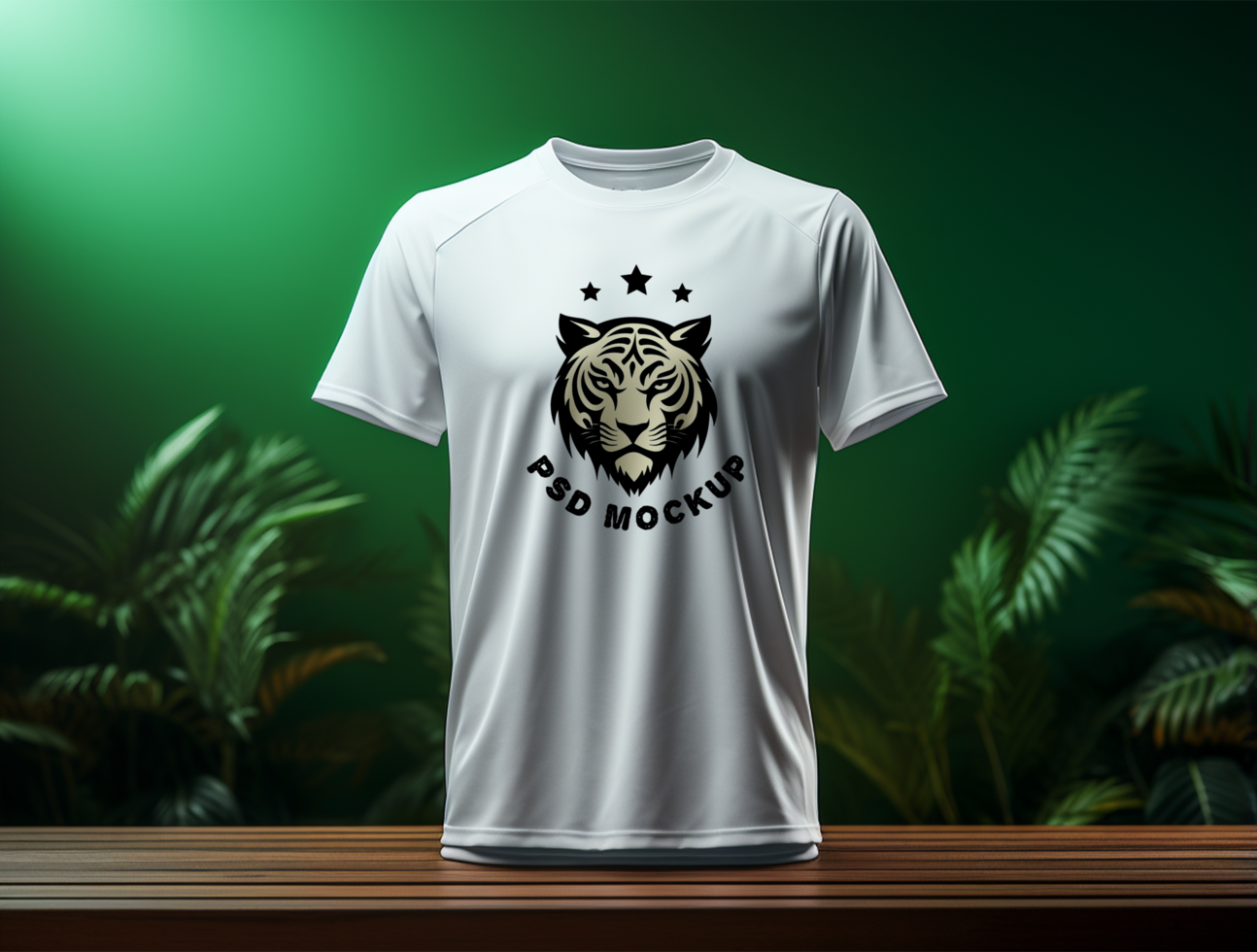 T-shirt mockup design ai generated psd