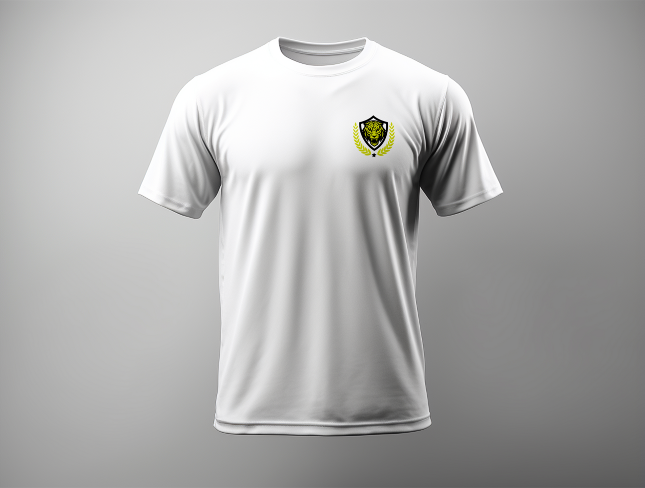 Professional tshirt mockup PSD template ai generated