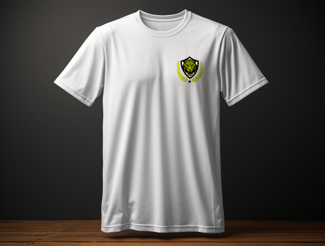 Professional tshirt mockup PSD template ai generated