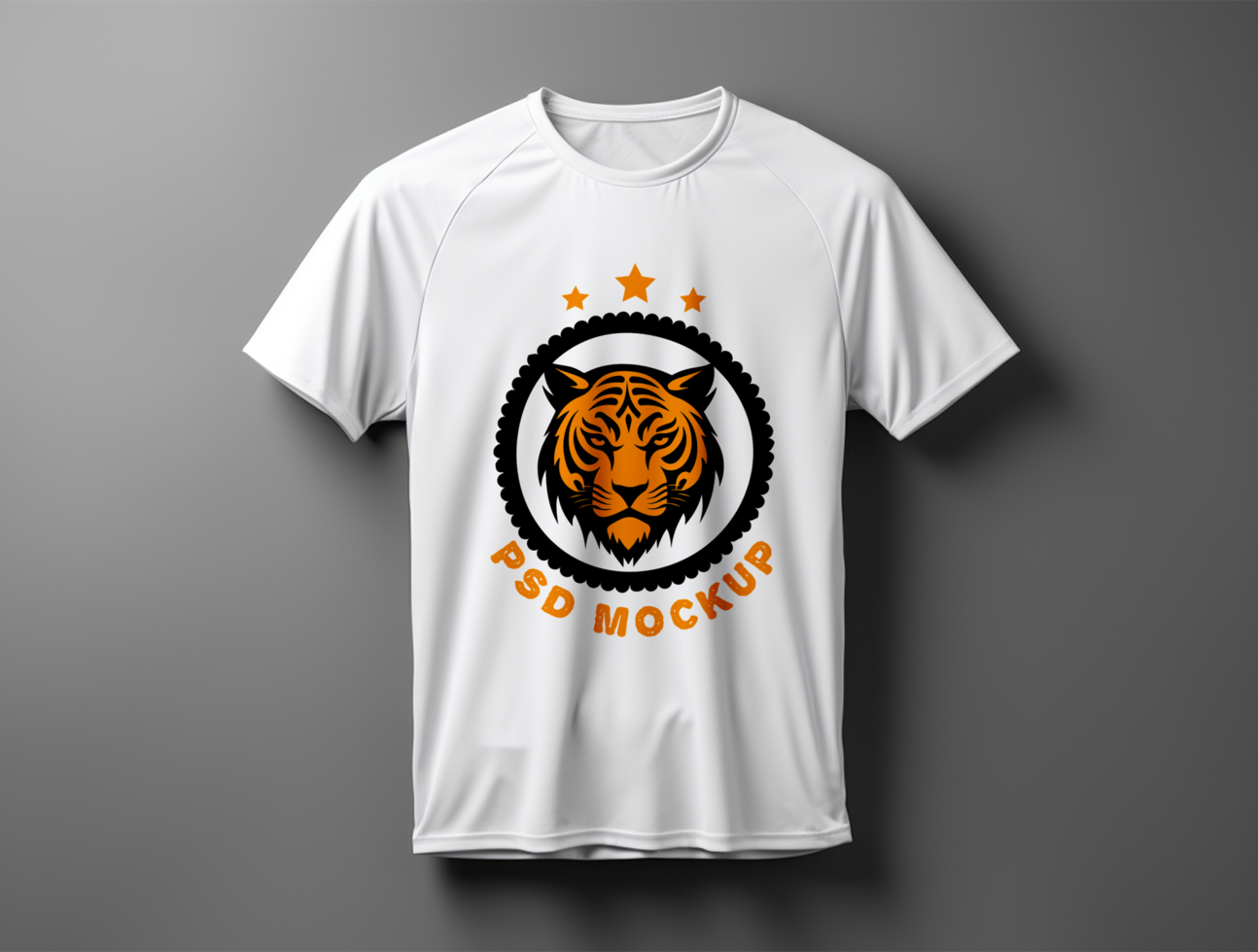 Professional tshirt mockup PSD template ai generated