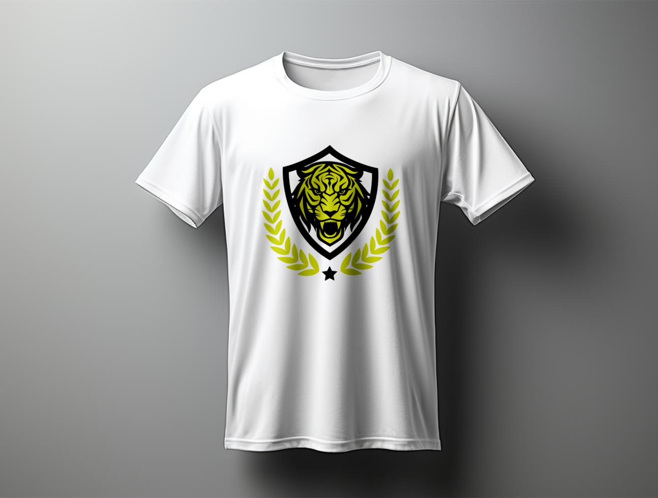 Professional tshirt mockup PSD template ai generated