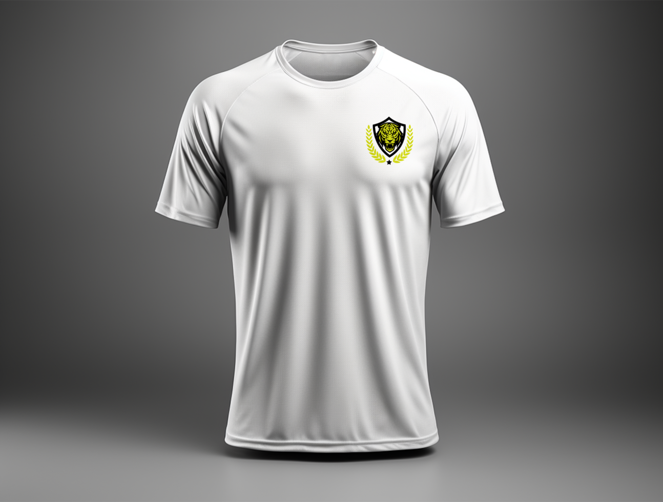 Professional tshirt mockup PSD template ai generated