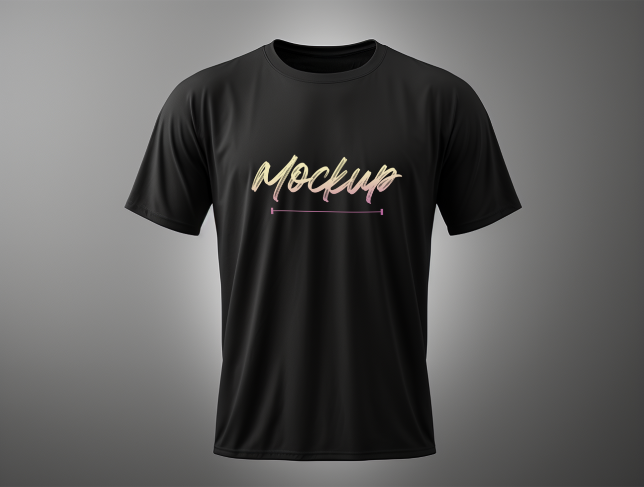 Professional tshirt mockup PSD template ai generated