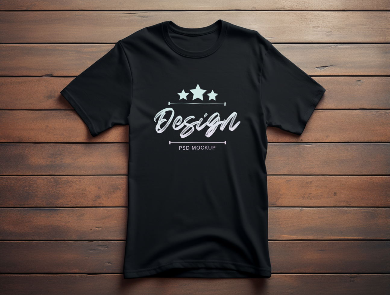 Editable t shirt mockup PSD template ai generated