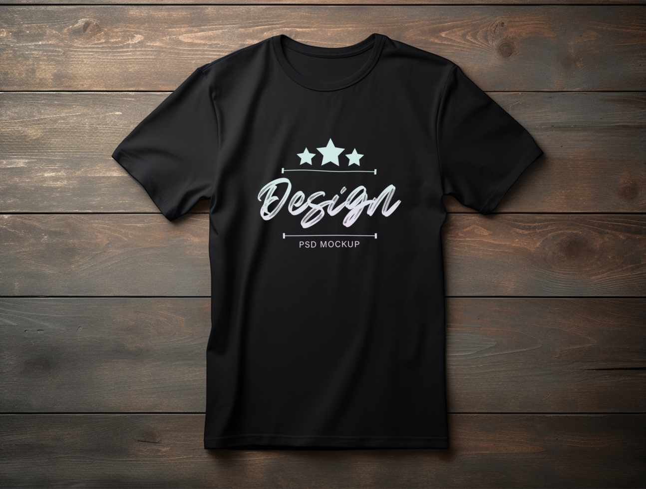 Editable t shirt mockup PSD template ai generated