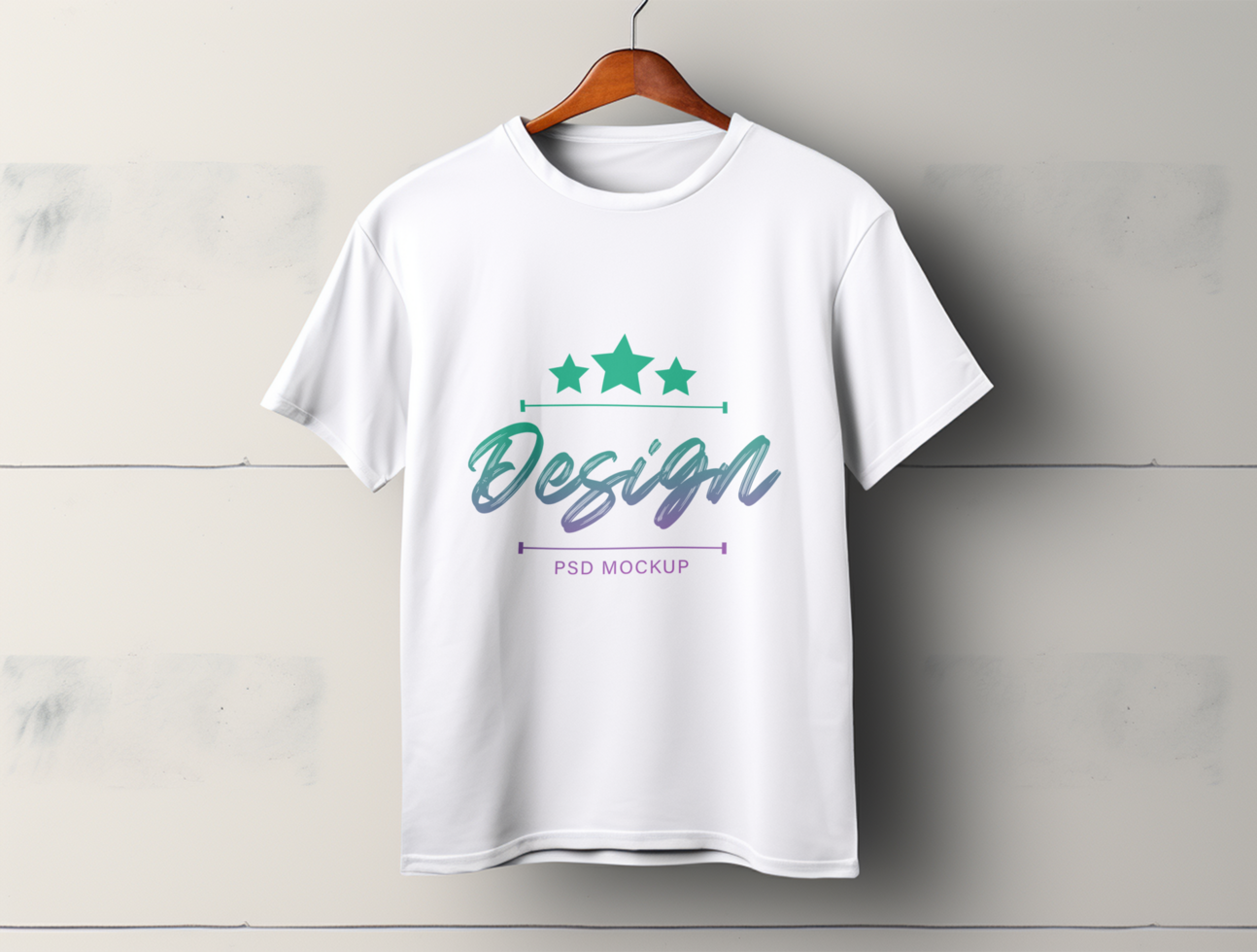T-shirt mockup PSD template ai generated
