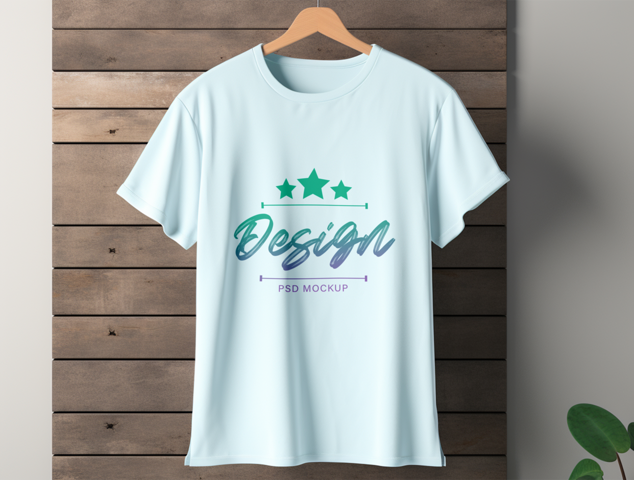 T-shirt mockup PSD template ai generated