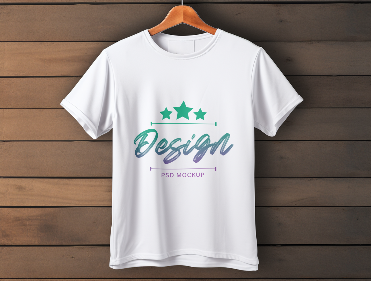 T-shirt mockup PSD template ai generated