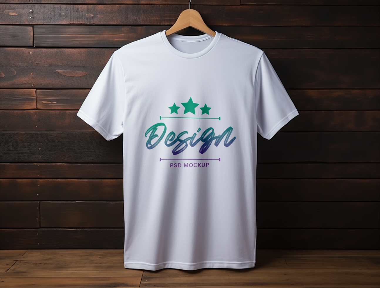 T-shirt mockup PSD template ai generated
