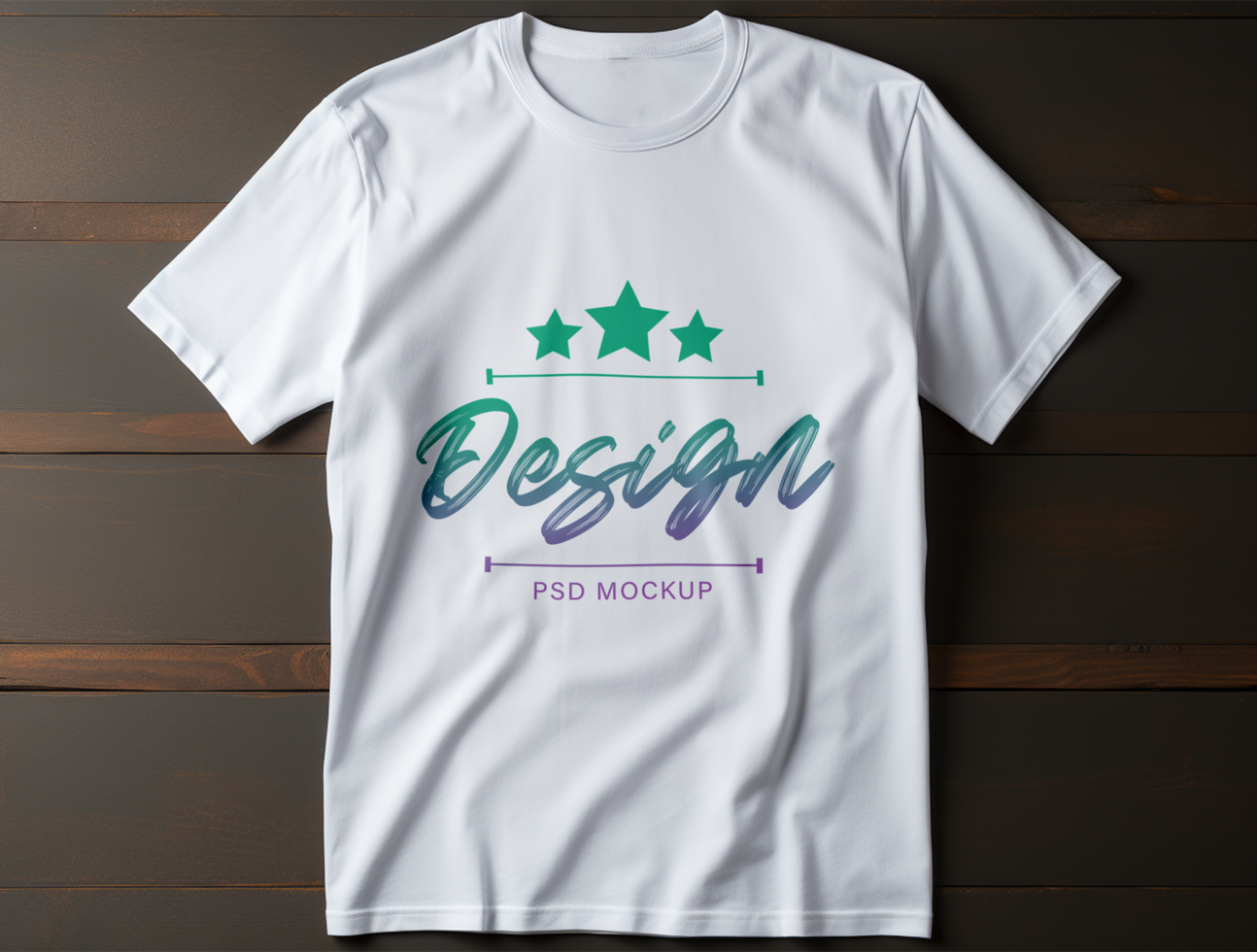 T-shirt mockup PSD template ai generated