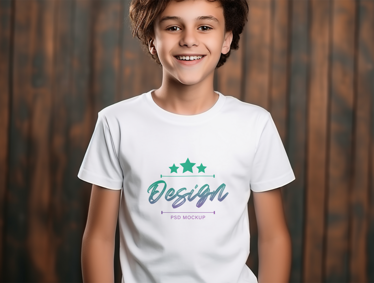 Editable tshirt mockup PSD template ai generated
