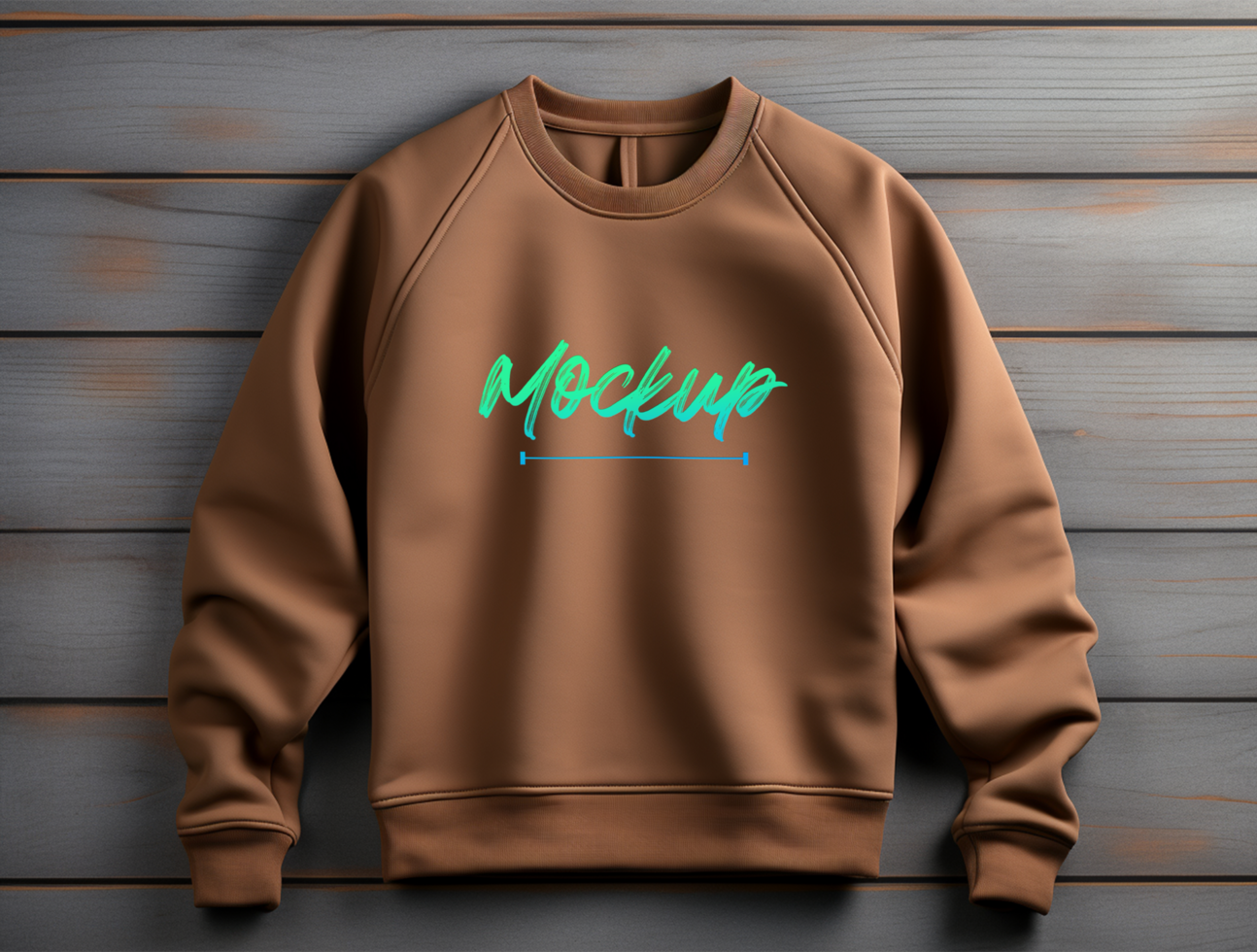 Editable Sweatshirt mockup design PSD template ai generated