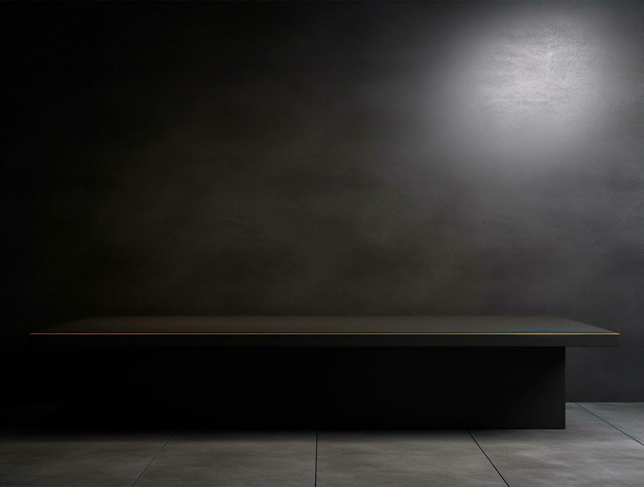 Empty modern interior office wall background front view Ai generated photo