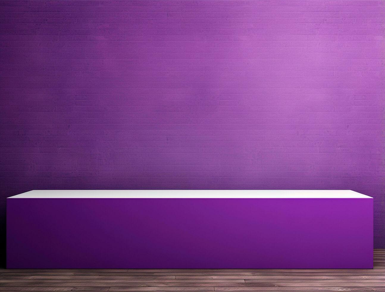 Empty modern  wall background front view Ai generated photo