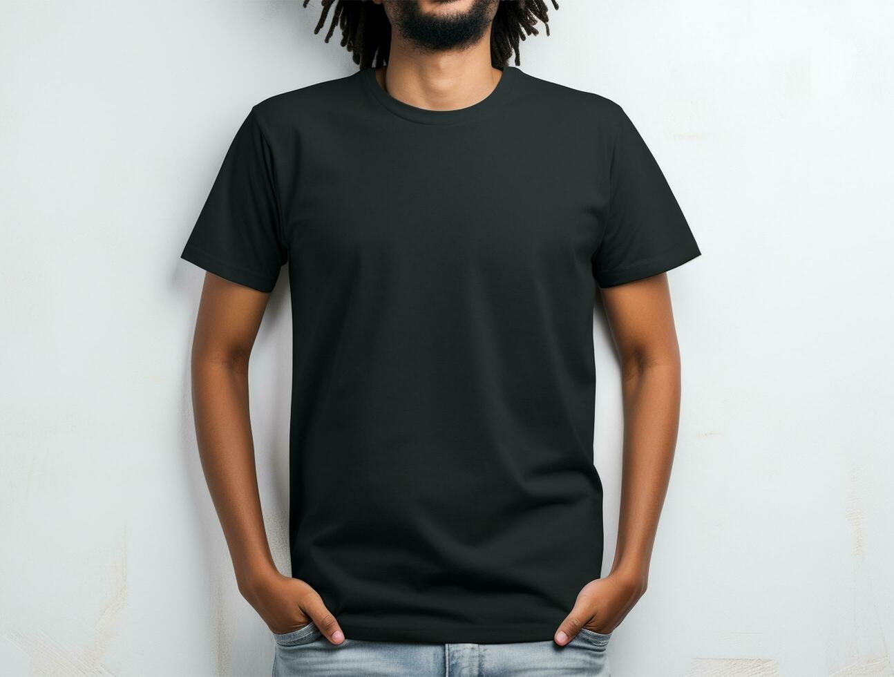 Professional blank tshirt for mockup ai generated photo