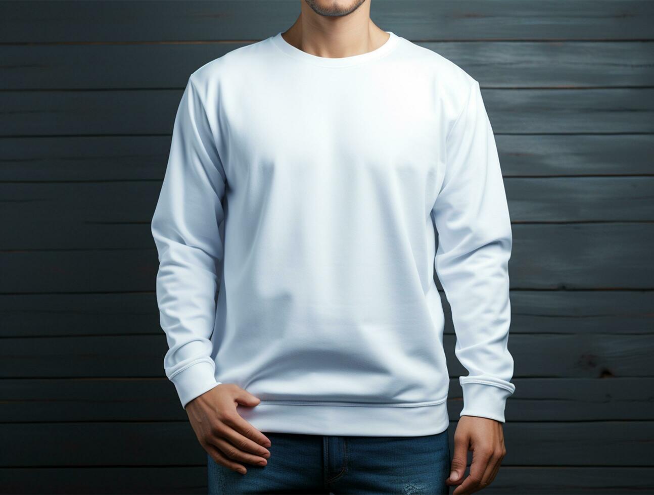 Professional blank tshirt for mockup ai generated photo