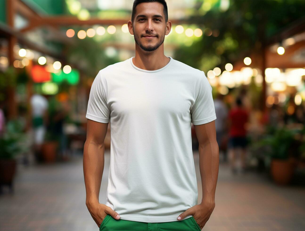 Professional blank t-shirt for mockup ai generated photo