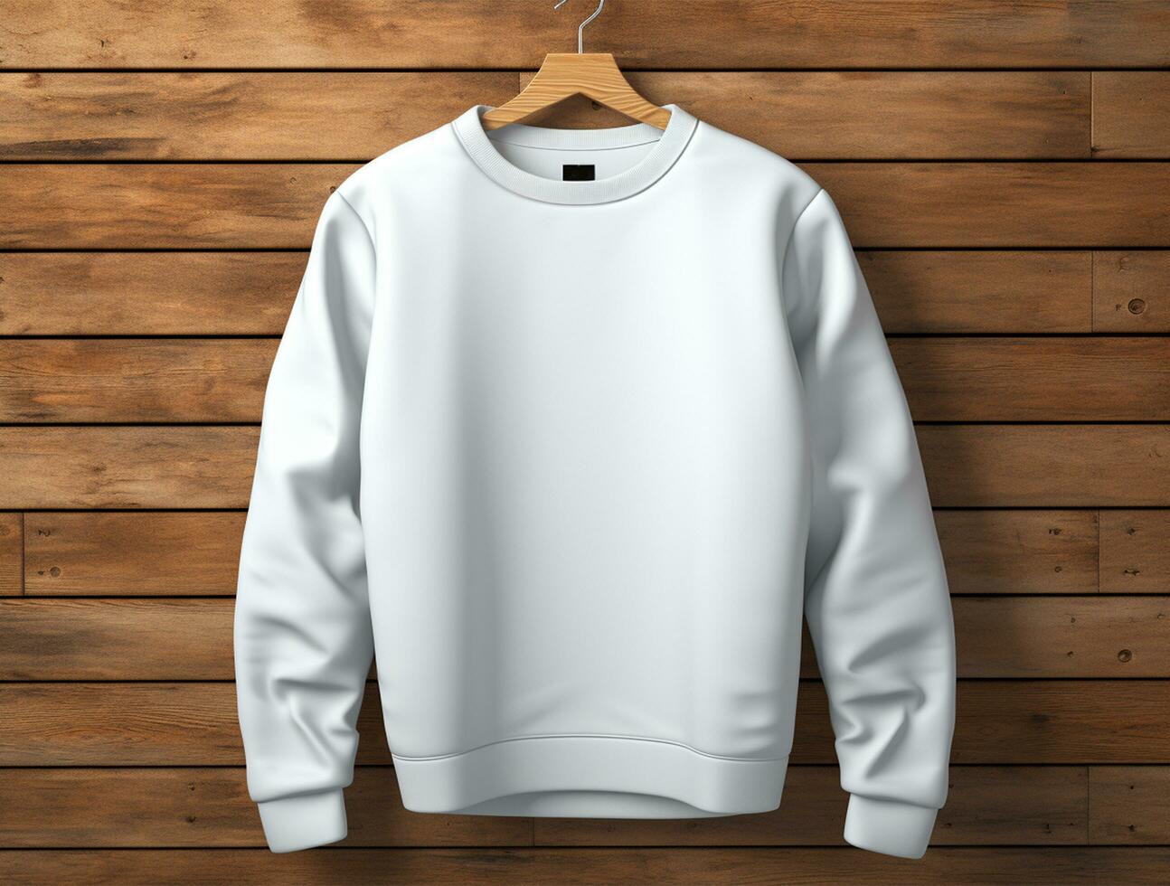 Blank sweatshirt for mockup ai generated photo