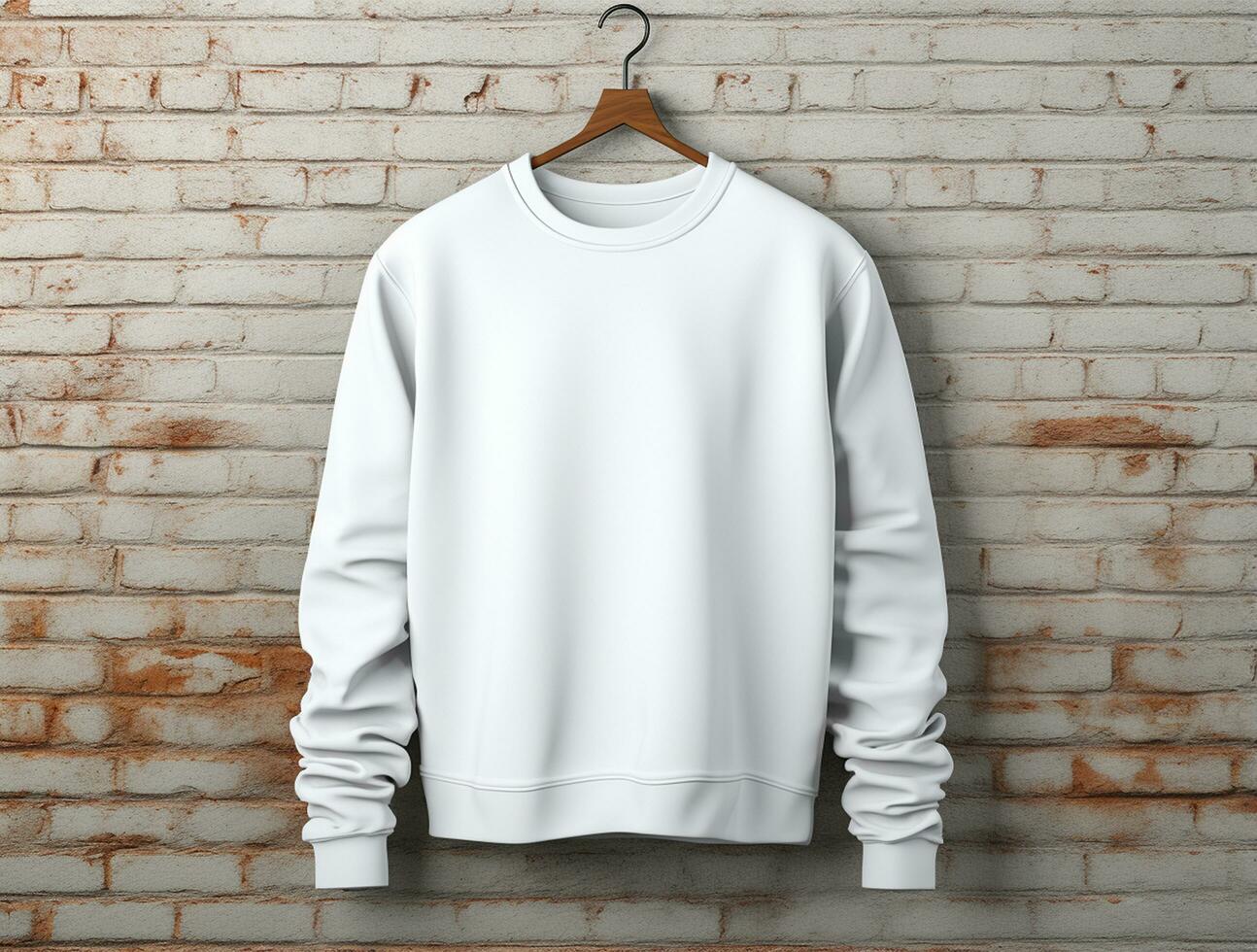 Blank sweatshirt for mockup ai generated photo