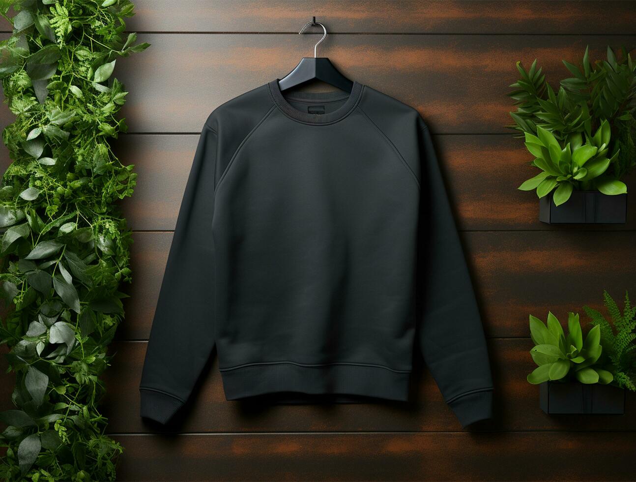 Blank sweatshirt for mockup ai generated photo