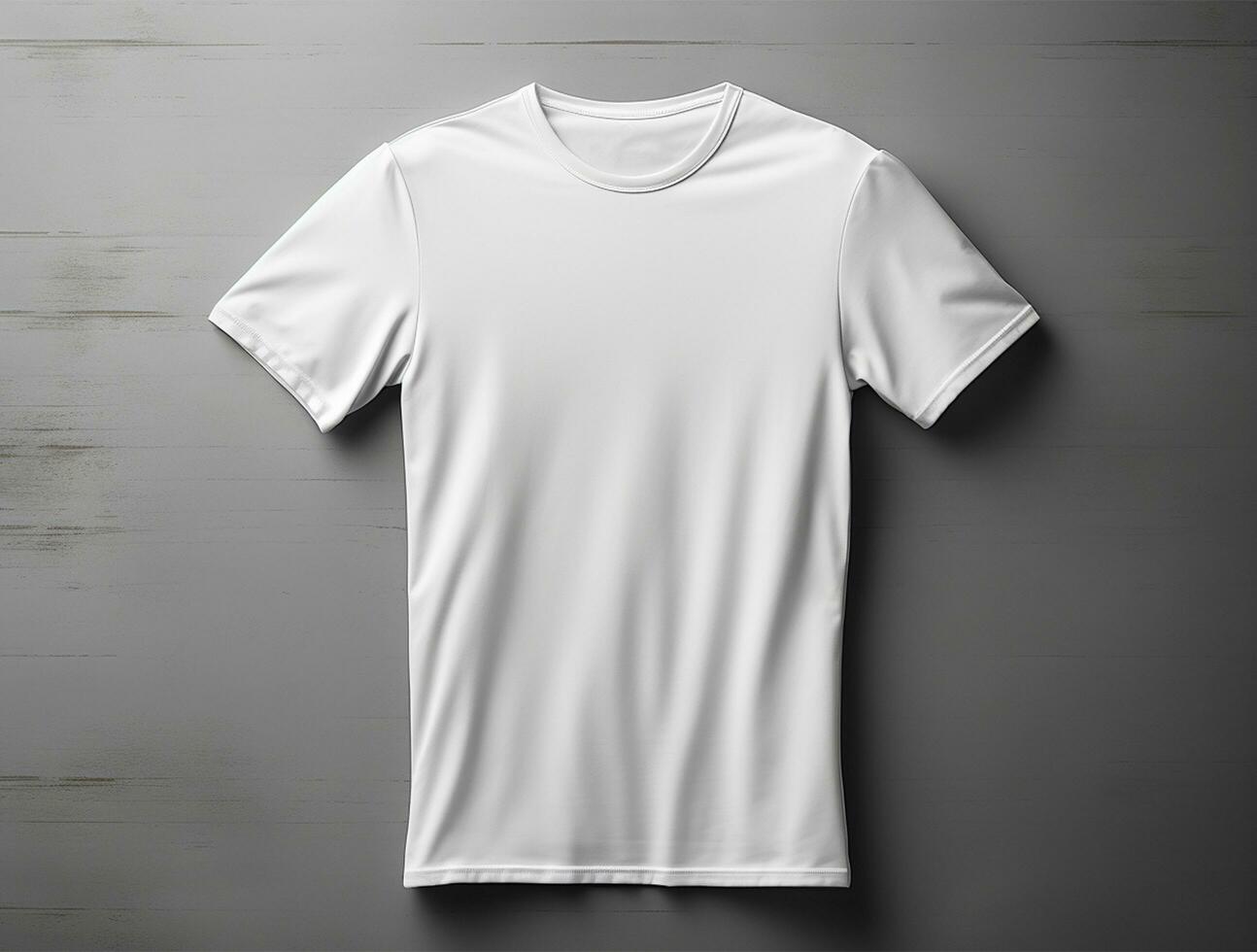 Professional white blank tshirt ai generated photo