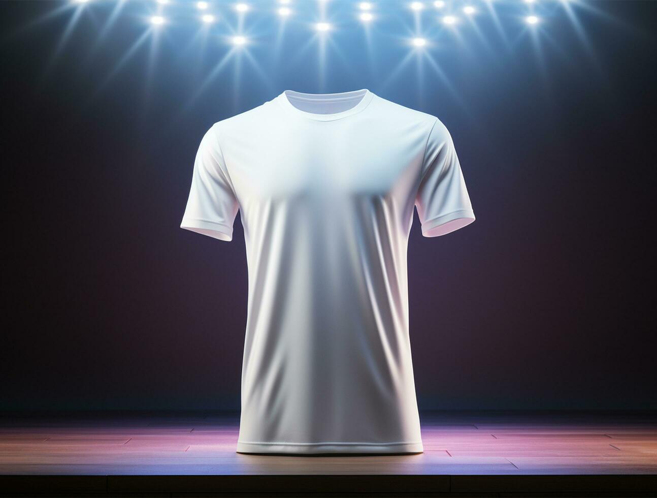 Professional blank tshirt ai generated photo